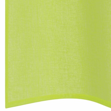 Perdele Voile cu Oeje 2 buc Verde măr 140x300 cm - Img 5