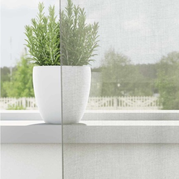 Perdele Voile cu Oelii 2 buc Gri deschis 140x175 cm - Img 3