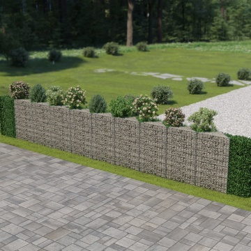 Perete gabion, 630 x 30 x 100 cm, oțel galvanizat - Img 1