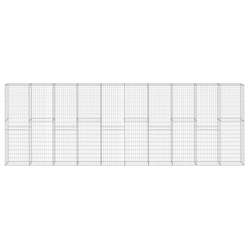 Perete gabion cu capace, 600 x 30 x 200 cm, oțel galvanizat - Img 2
