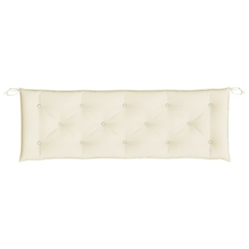 Pernă bancă de grădină, crem, 150x50x7 cm, textil oxford - Img 4