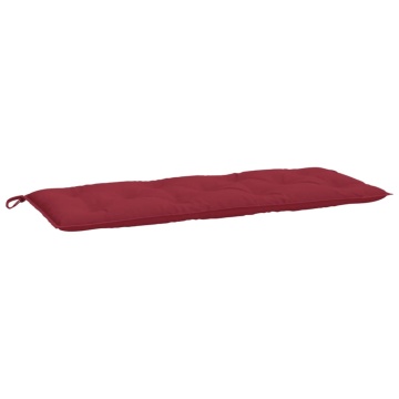 Pernă bancă de grădină, roșu vin, 120x50x7 cm, textil oxford - Img 2