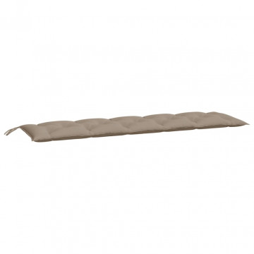 Pernă bancă de grădină, taupe, 180x50x7 cm, material oxford - Img 2