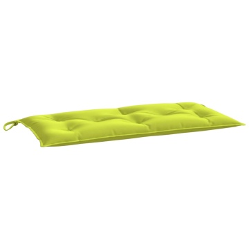 Pernă bancă de grădină verde aprins, 100x50x7 cm, textil oxford - Img 2