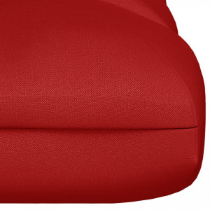 Pernă canapea din paleți, roșu, 120 x 80 x 12 cm, textil - Img 4