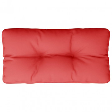Pernă canapea din paleți, roșu, 70 x 40 x 10 cm - Img 5