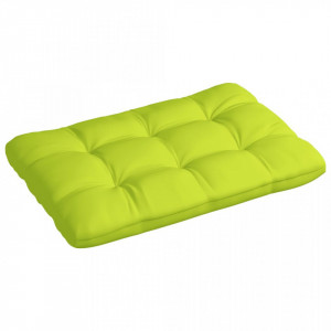 Pernă canapea din paleți, verde aprins, 120x80x12 cm, textil - Img 1