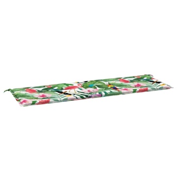 Pernă de bancă de grădină multicolor 150x50x4 cm textil oxford - Img 2