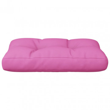 Pernă de paleți, roz, 50x40x12 cm, textil - Img 8