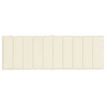 Pernă de șezlong, crem, 186x58x3 cm, textil oxford - Img 4