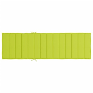 Pernă de șezlong, verde aprins, 200x70x3 cm, textil oxford - Img 8