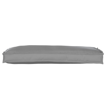 Perna Exterioară Gri Poliester 100 x 40 x 8 cm Huse Detașabile - Img 1