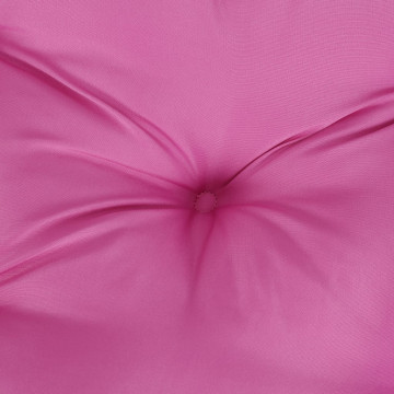 Pernă pentru canapea din paleți, roz, 60x60x12cm, textil - Img 8