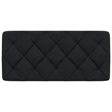Pernă pentru tăblie de pat, negru, 100 cm, material textil - Img 4