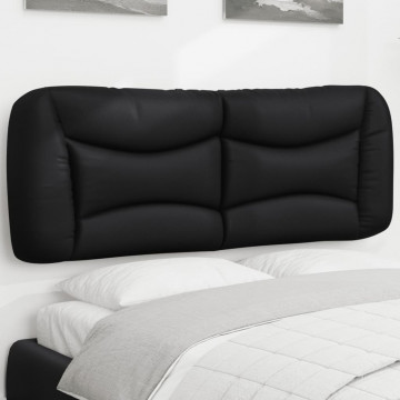 Pernă pentru tăblie pat, negru, 120 cm, piele artificială - Img 1