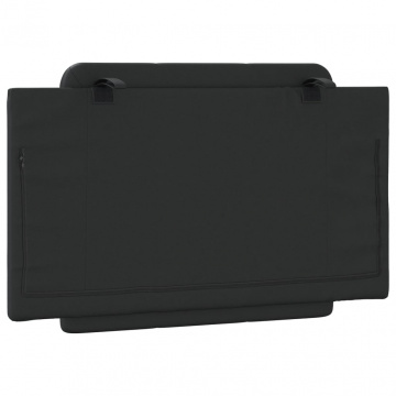 Pernă pentru tăblie pat, negru, 90 cm, piele artificială - Img 5
