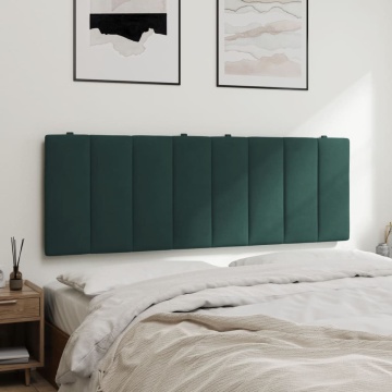 Pernă tăblie de pat, verde, 120 cm, catifea - Img 4