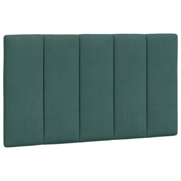 Pernă tăblie de pat, verde, 90 cm, catifea - Img 2