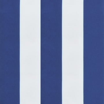 Perne bancă, 2 buc., 150x50x7 cm dungi albastre și albe, oxford - Img 6