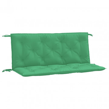 Perne bancă de grădină 2buc., verde,120x50x7cm, țesătură oxford - Img 2