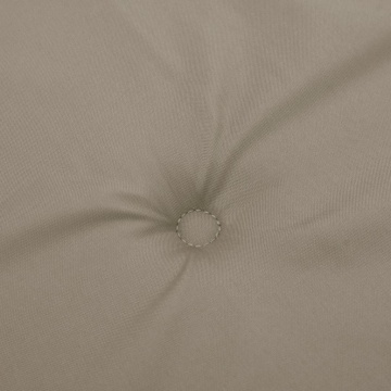 Perne cu spătar mic, 4 buc. gri taupe 100x50x3 cm textil oxford - Img 6
