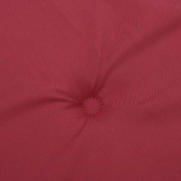 Perne cu spătar mic, 4 buc. roșu vin 100x50x3 cm textil oxford - Img 6