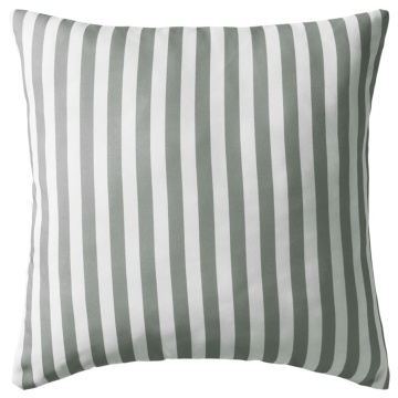 Perne de exterior, 2 buc, imprimeu dungi, 45 x 45 cm, gri - Img 2