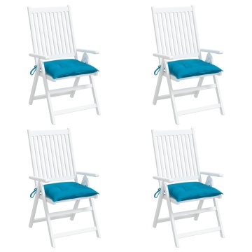 Perne de scaun 4 buc. albastru deschis 40x40x7 cm textil oxford - Img 4