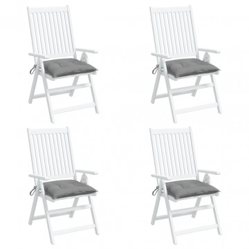 Perne de scaun, 4 buc., gri, 50x50x7 cm, textil oxford - Img 3