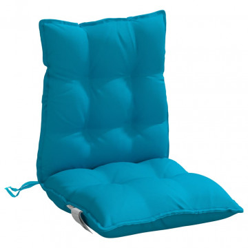 Perne de scaun cu spătar mic, 4 buc, bleu, țesătură Oxford - Img 4