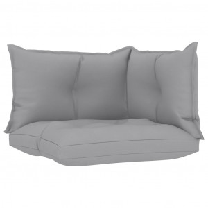 Perne pentru canapea din paleți 3 buc. gri, material textil - Img 2