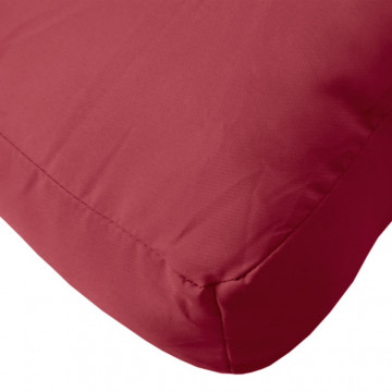 Perne pentru canapea din paleți, 3 buc., roșu vin, textil - Img 8