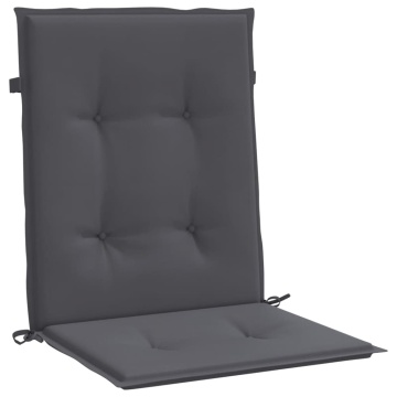 Perne scaun cu spătar mic, 4 buc., antracit, textil oxford - Img 3