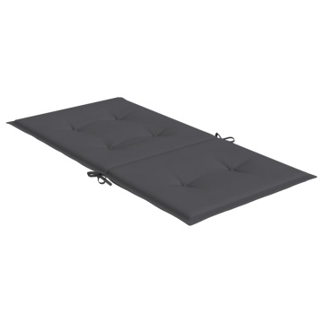 Perne scaun cu spătar mic, 6 buc., antracit, textil oxford - Img 8