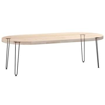 Picioare de masă în ac de păr 4 buc Negru 72 cm Oțel masiv - Img 7