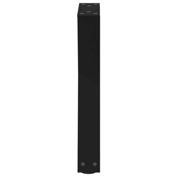 Picioare măsuță de cafea 2 buc Negru 38x(42-43,3) cm Oțel - Img 8