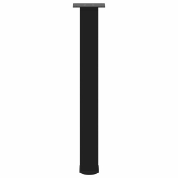 Picioare măsuță de cafea 4 buc Negru 72-74 cm Oțel - Img 8
