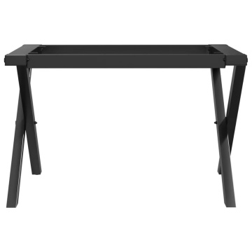 Picioare Măsuță de cafea X-Frame 60x40x38 cm Oţel - Img 4