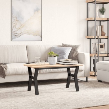 Picioare Măsuță de cafea Y-Frame 80x40x43 cm Fontă - Img 3
