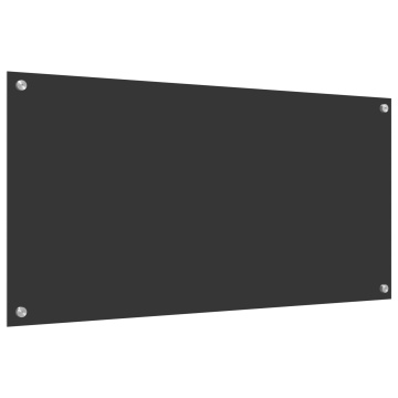 Placă backsplash pentru bucătărie Gri Întunecat 100x50x0,6 cm Sticlă Securizată - Img 4