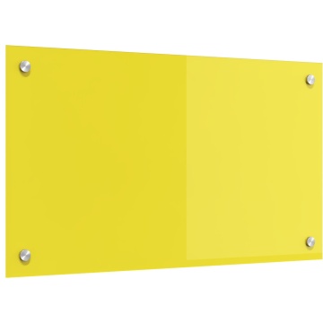 Placă de lucru pentru bucătărie Galben 70x40x0,6 cm din sticlă securizată - Img 2
