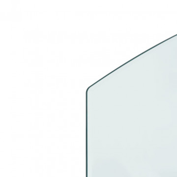 Placă de sticlă pentru șemineu, 100x60 cm - Img 5