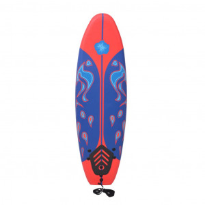 Placă de surf, albastru și roșu, 170 cm - Img 3
