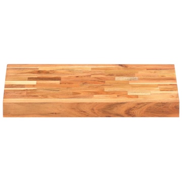 Placă de tocat, 40x30x4 cm, lemn masiv de acacia - Img 2