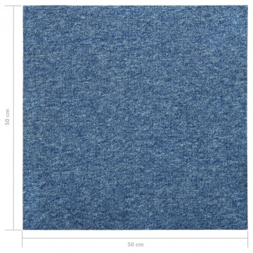 Plăci de pardoseală, 20 buc., albastru, 50 x 50 cm, 5 m² - Img 6