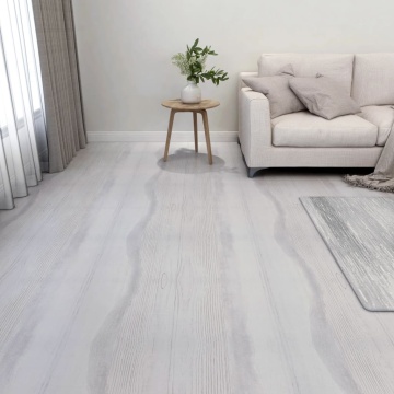 Plăci pardoseală autoadezive 55 buc. gri deschis PVC 5,11 m² - Img 1