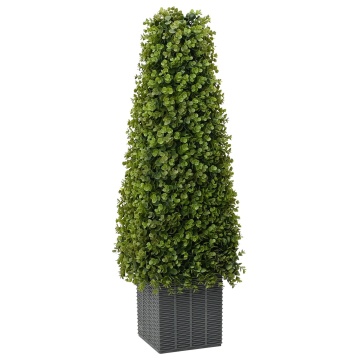 Planta artificială Eucalyptus cu ghiveci 27x27x90 cm Verde - Img 2