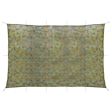 Plasă de camuflaj cu geantă de depozitare, verde, 5x7 m - Img 1