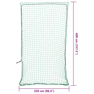 Plasă de remorcă cu funie elastică, verde, 4x2,5 m, PP - Img 5
