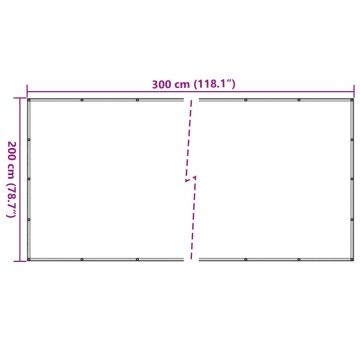 Plasă de remorcă, negru, 2 x 3 m, HDPE - Img 6